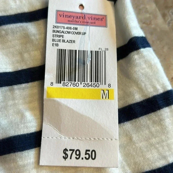 Vineyard vines women dress,med ,beach cover up,super lightweight,cotton 100%, - Picture 15 of 16